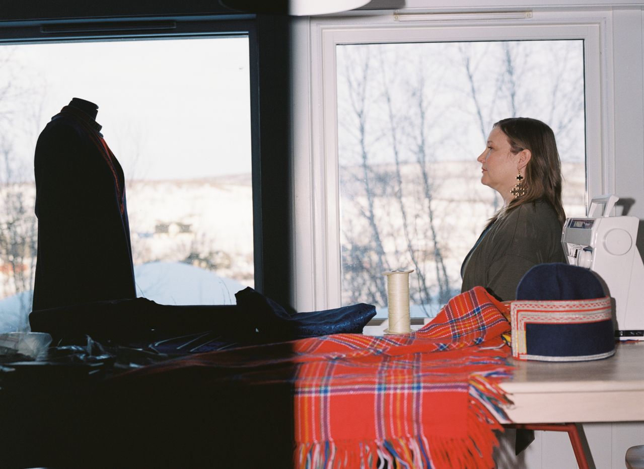 Portrait of the designer Ann-Sofie
