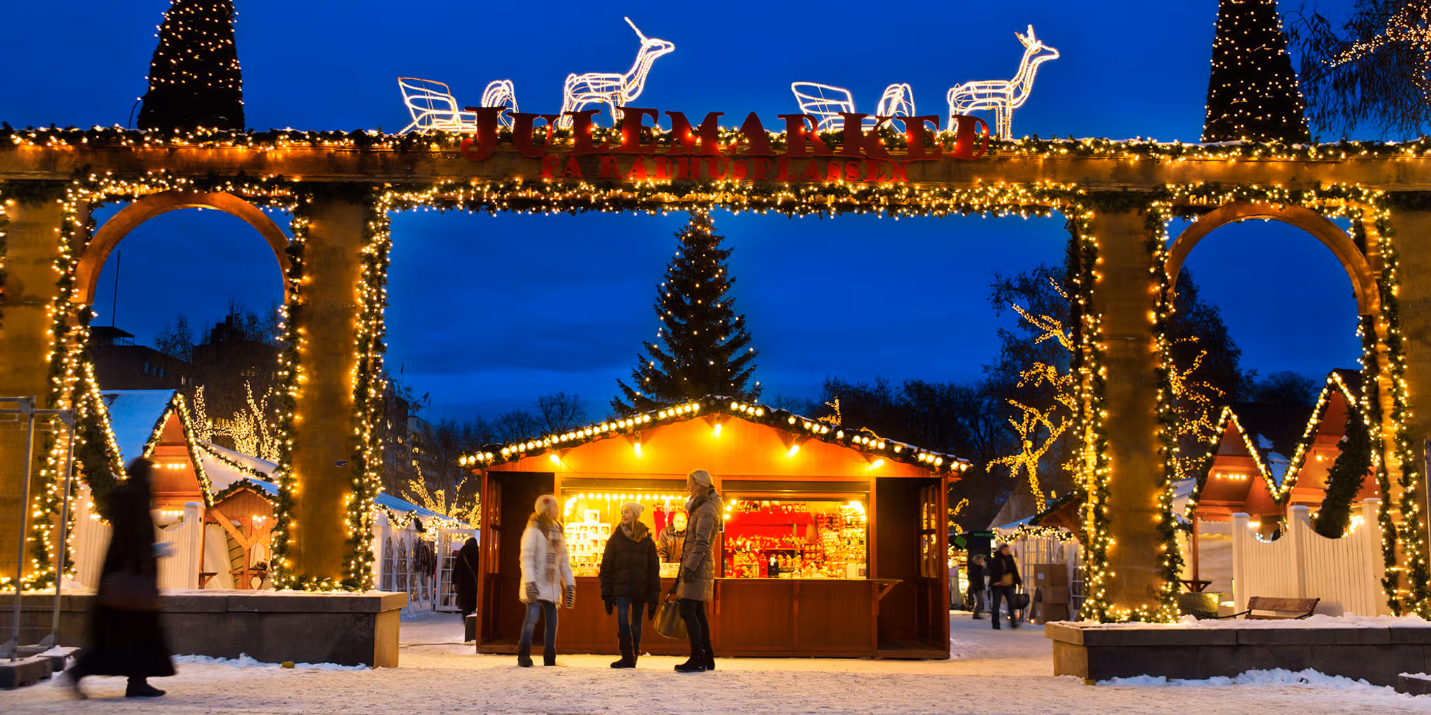 Christmas market in Oslo, Norway