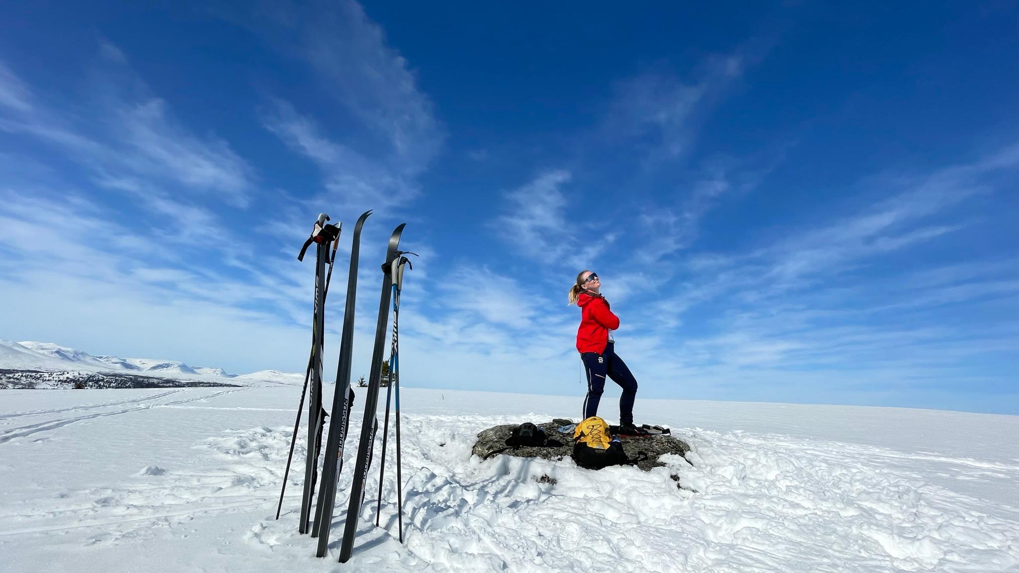 Cross country at Golsfjellet, Gol, Eastern Norway