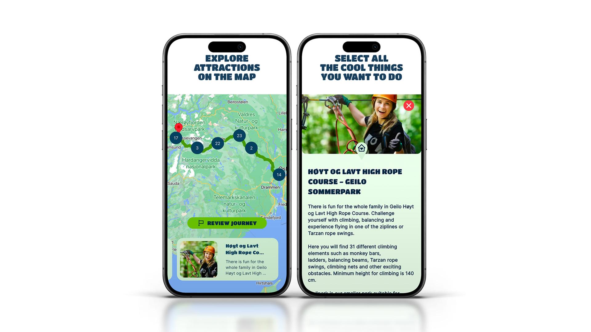 Skjermbilder av illustrasjoner fra spillet Fairytale Finder app.