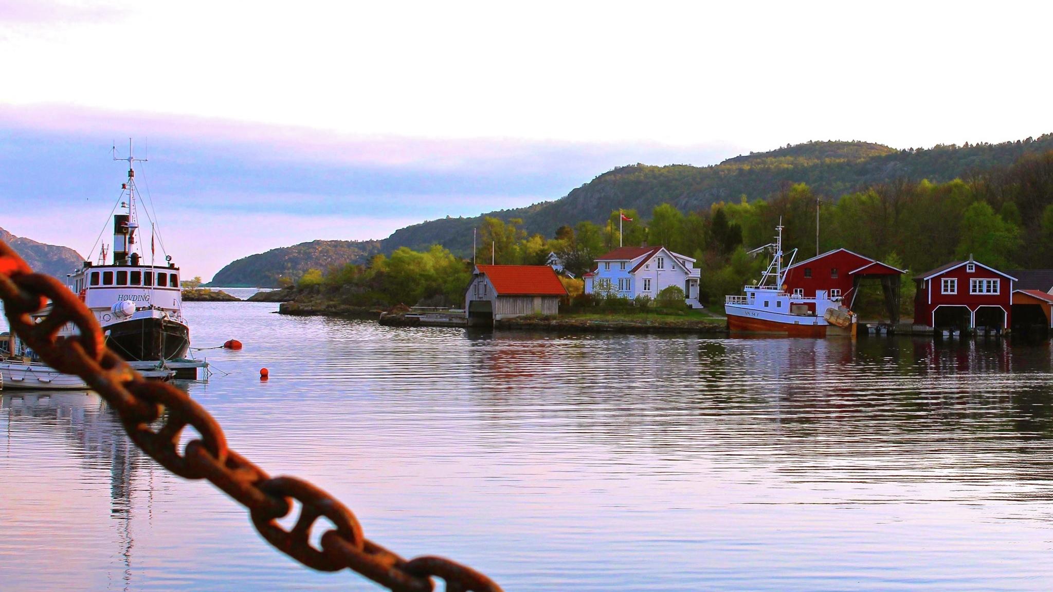 Fjord view in Flekkefjord