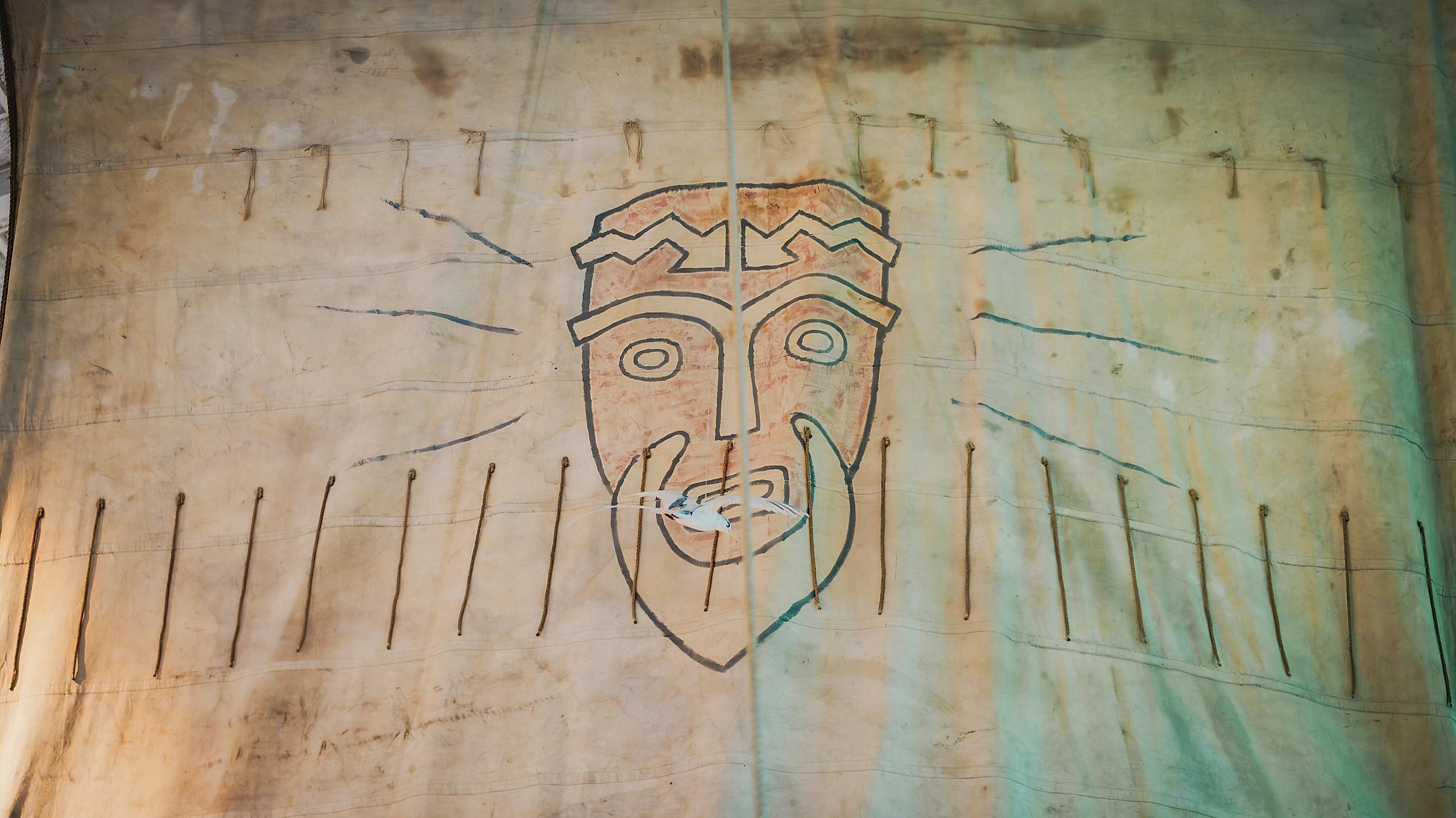 The Kon-Tiki sail