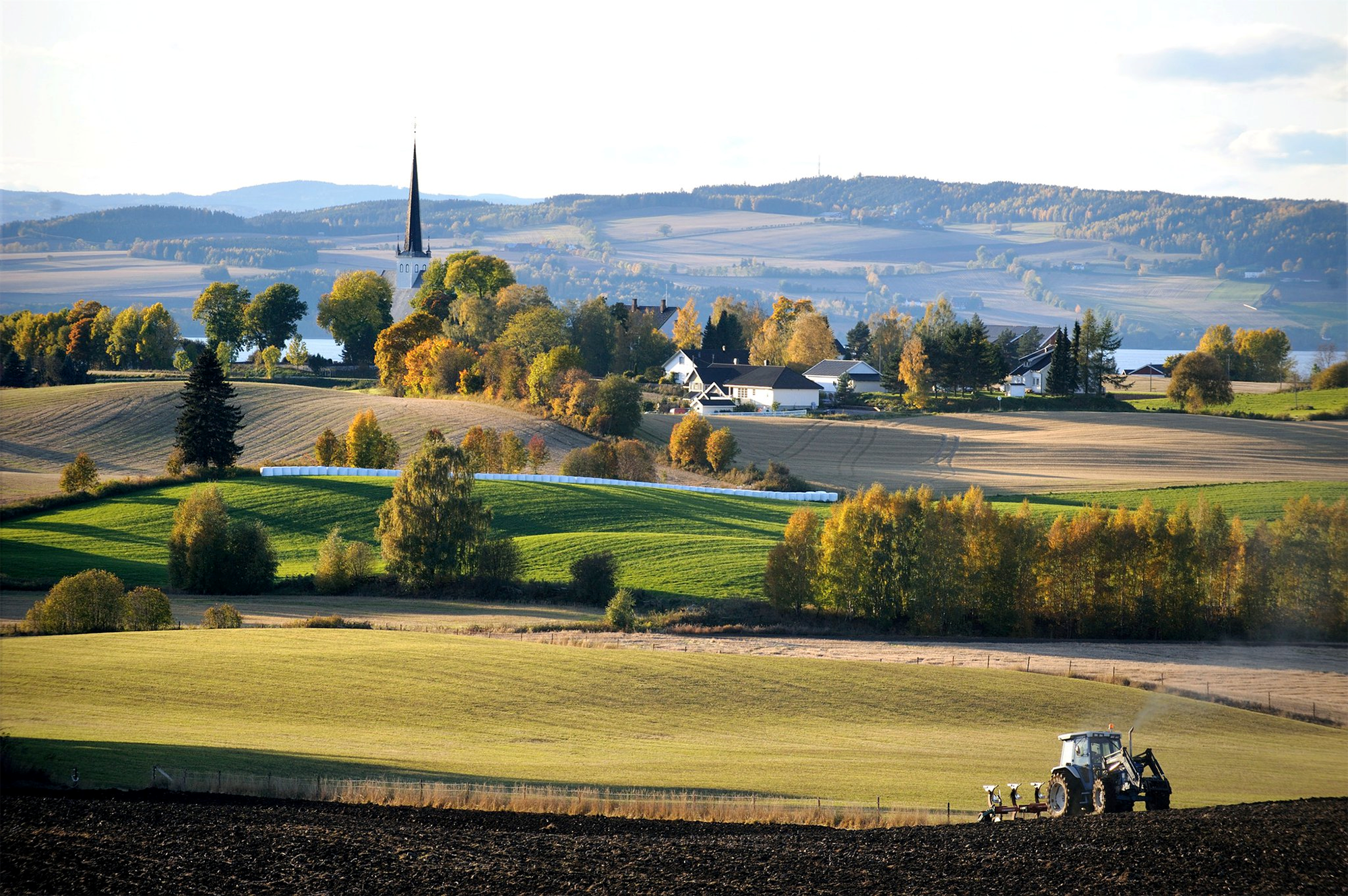 Stange Vestbygd in the Hamar region, Eastern Norway